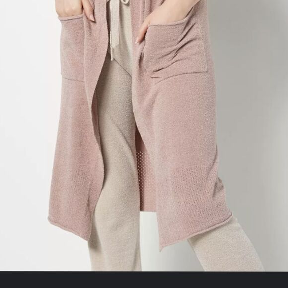 Barefoot Dreams CozyChic Ultra Lite Open Stitch Long Cardi - Picture 4 of 15